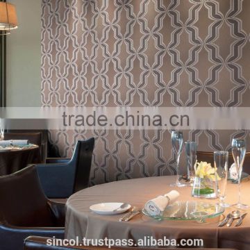 Tasteful and Eco-friendly restaurant decorating supplies Wallpaper at Satisfactory price , OEM available