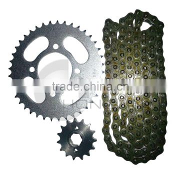 Hongjin Motorcycle Transmissions	Part Sprocket and Chain Kit