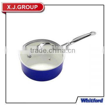 white ceramic coating milk pot XJ-12605