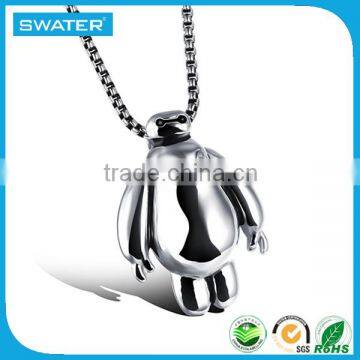 Alibaba Express Custom Stainless Steel Diy Doll Pendant