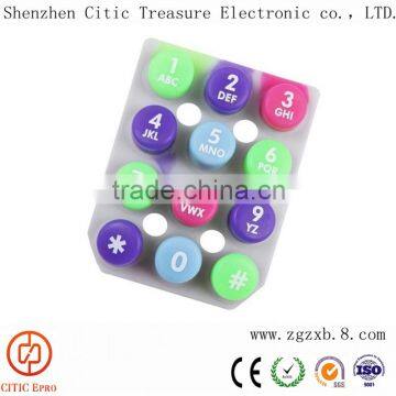 New Deisgn OEM High Quality and Good Price Rubber Keypad Silicone Rubber Keypad