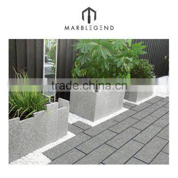 Custom natural flamed granite paving stone