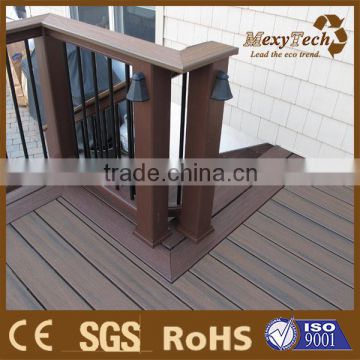 new colour mixing wood plastic composite synthetic lumber/timber decking