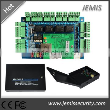 4 doors controller TCP/IP+Wiegand interface access control board
