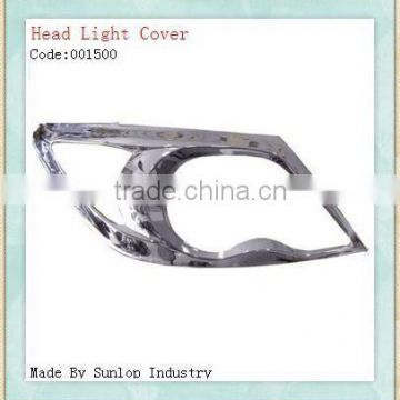 Hilux Vigo 2004-2012 parts 001500 chrome head light cover for toyota hilux vigo