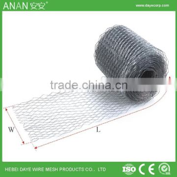 Galanized coil mesh with diamond hole