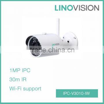 1 MP Full HD Wi-Fi Network 30m IR water-proof P2P Small Bullet 720P IP Camera