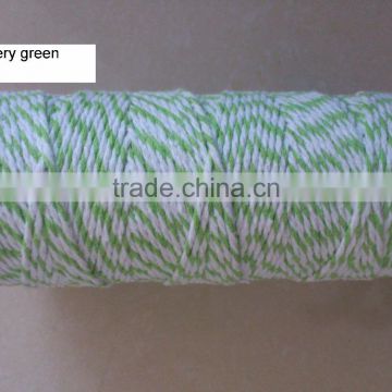 striped cotton twine for gift packing