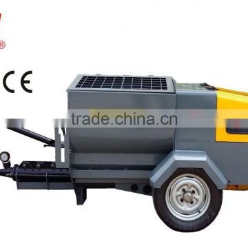 Mortar mixer and pump used for spraying ,pumping and mixing