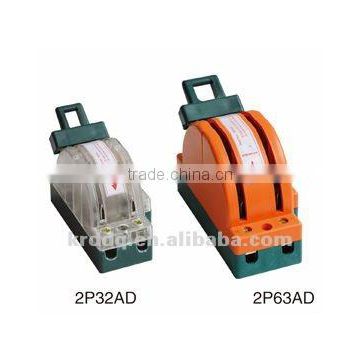 2P 32A double pole double throw disconnect knife switch