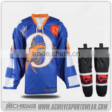 custom game practice sublimated hockey jerseys club training hockey shorts socks polyester bespoke hockey uniforms