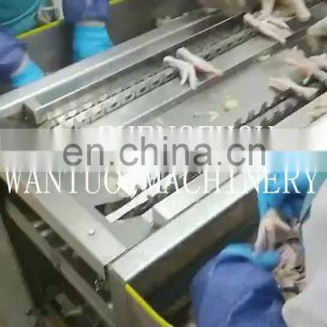 Stainless steel chicken feet claw/ paw /toe cutting machine for price