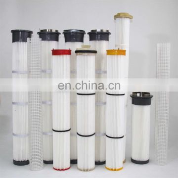 Micron Pleated Dust Collector Air Filter Cartridge For Cement Plants