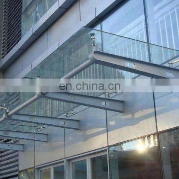 Tempered canopy awning glass for doors and windows with AS/NZS2208:1996, BS6206, EN12150 certificate