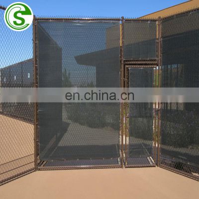Metal diamond wire mesh fence price chain link fence for baseball fields