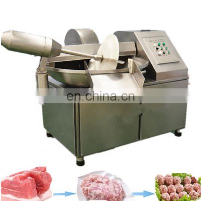 125L Industrial automatic bowl chopper machine SUS304 electric vegetable meat bowl chopper Meat processing machinery
