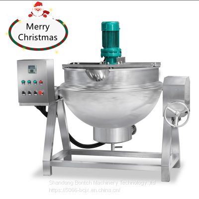 commercial fully automated steam cooking kettle jacket kettle