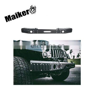Front bumper for Jeep Wrangler JK 07-17 JL 18+ Offroad aluminum Bull bar 4x4 accessory maiker manufacturer