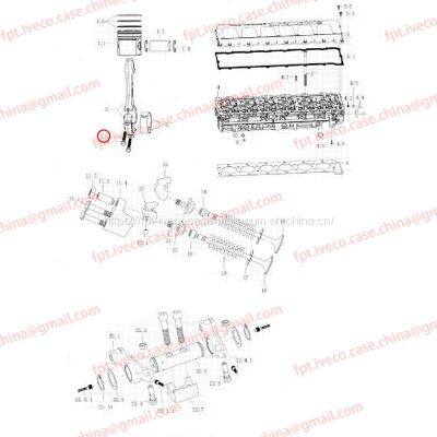 MAN D2066 Rod bolt 90490-0133