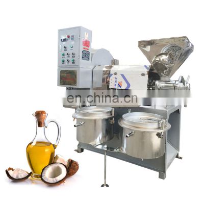 Stainless steel coconut oil cold screw press machine