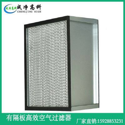 Alternative to AAF high efficiency air filter,Hepa filter,High efficiency air filter with partition
