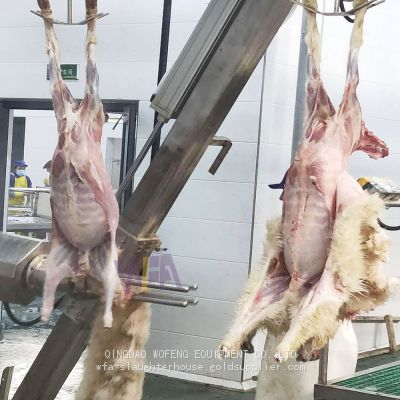 Goat Halal Slaughter Lamb Skinning Machine For Sheep Slaughterhouse