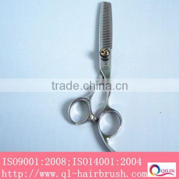 QL-283Ergonomic Handles Silm And Thin Blades Style hair cutting Scissors