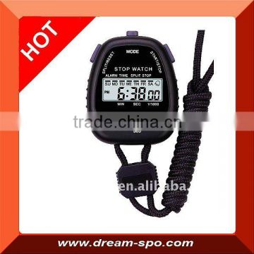 Professional Sports 2 Line LCD Display Custom Digital Stopwatch