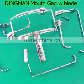 DINGMAN Mouth Gag W Blade Surgical Dental Instruments BY BOSS