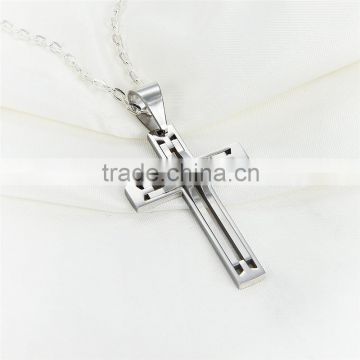 DAIHE stainless steel christian cross custom pendant