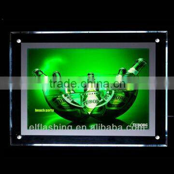 2014 hot selling LED flashing advertising light boxes