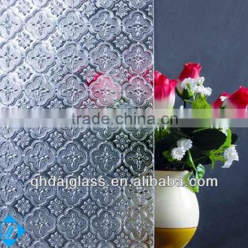 3mm flora pattern glass