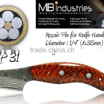 Mosaic Pins for Knife Handles MP31 (1/4") 6.35mm