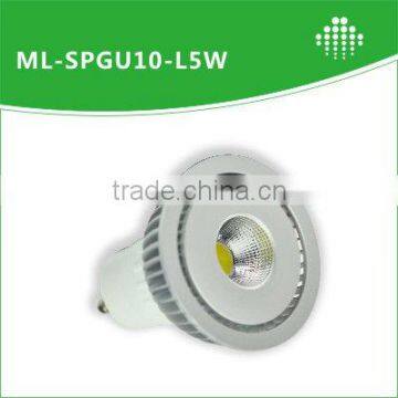 cob led gu10 5w spotlight 60 degree dimmable