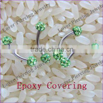 Fashion Crystal Eyebrow Rings [FC-825]