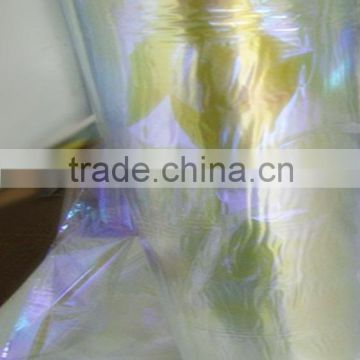 Colorful Transparent PET Iridescent Film With Purple Light For Packing