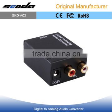analog to digital converter with L/R Audio Coaxial or Toslink