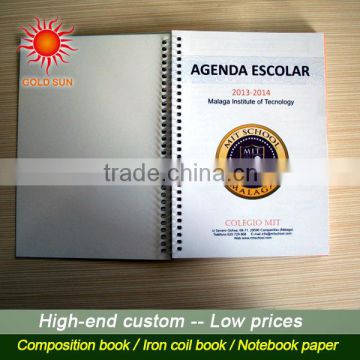 Custom design print Recycled plastic cover notebook
