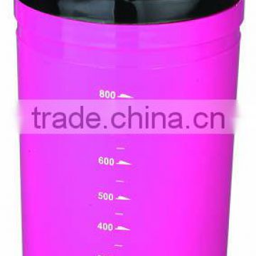 Plastic clear round Airtight Canister