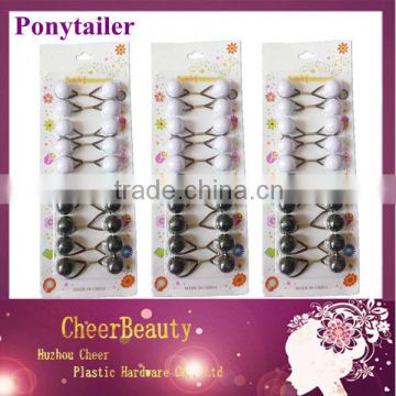 Ponytail rubber bands PT025/girls hair bands/hair bands for kids