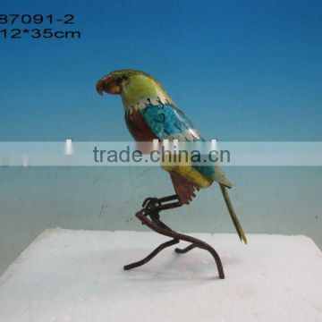 metal parrot decoration