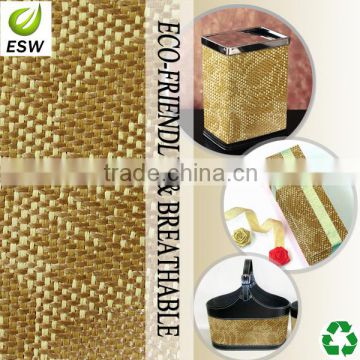 2016 Grass Color And Flower Pattern Jacquard Paper Fabric
