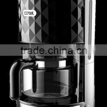 Diamond design High quality 12 cup high temperature drip coffee maker