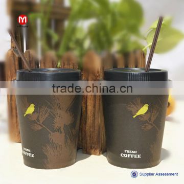 Good environment/custom printed brown paper coffee cup