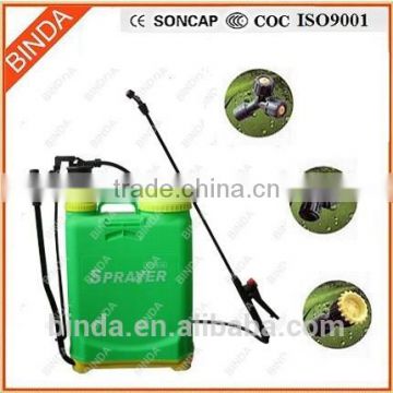 agricultural knapsack high pressure sprayer 16l plastic tank green colour sprayer