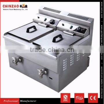 Easy to Use and Best Price CHINZAO Brand LPG Gas Deep Fryer with Temperature Controller