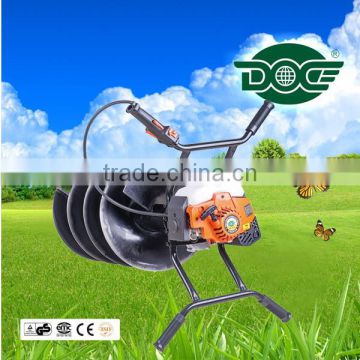 New OEM products gasoline petrol earth augers drill 57cc garden tools 400mm drill