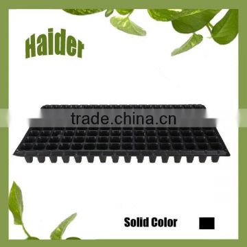 128 slot black PS plastic gardening seeding tray /plug tray /nursery tray