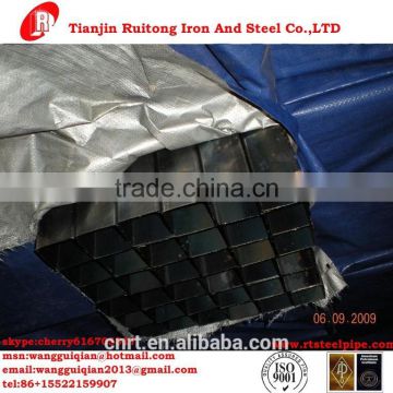 bs1387-85 erw square steel tube with export packing
