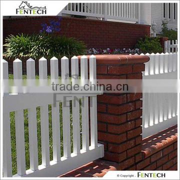 Easy to Install PVC/Vinly/Plastic Ornamental Picket Fence Factory